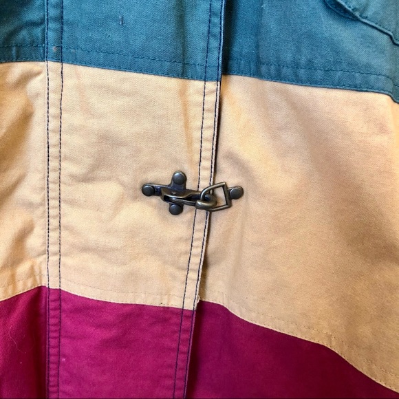 Vintage Preswick & Moore Green, Yellow, and Red Cotton Jacket - Picture 4 of 11